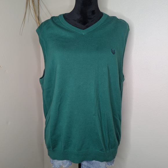 Chaps Green Knit Top - Picture 1 of 4